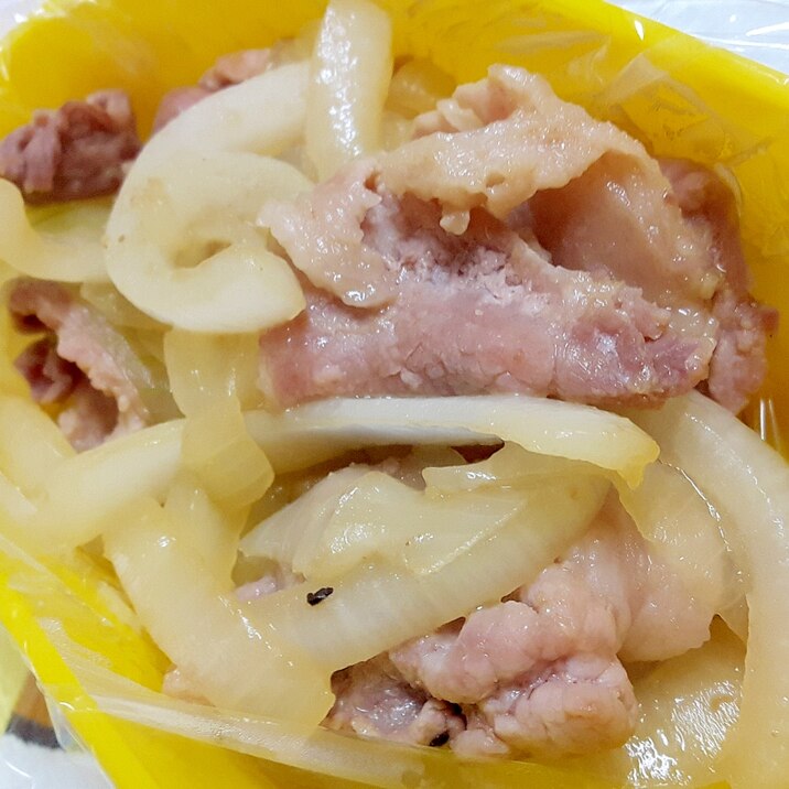 玉ねぎたっぷり(^^)かんたん豚肉の生姜焼き♪